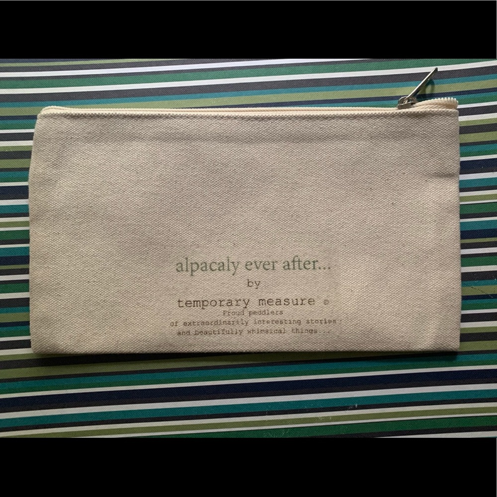 Alpacaly ever after…pouch, wood ruler keychain & eucalan - Picture 5 of 9